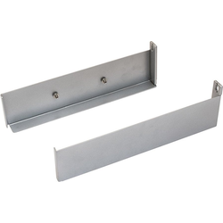 11-5/8 Inch Depth Fineline Magic Corner Side Bracket Set, Silver