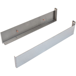 11-5/8 Inch Depth Fineline Magic Corner Side Bracket Set, Brushed