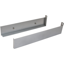 15-3/8 Inch Depth Fineline Magic Corner Side Bracket Set, Silver