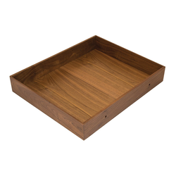 Fineline Magic Corner Two Rear Box, Walnut
