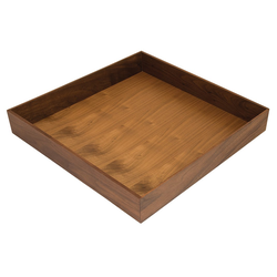 19 Inch Wide Fineline Pantry Box, Walnut