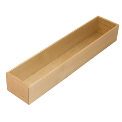 4 Inch Wide Fineline Pantry Box, Birch