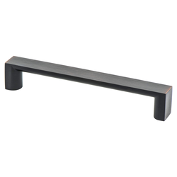 Berenson Elevate 6-5/16 Inch Center to Center Verona Bronze Cabinet Pull, Contemporary Style, Aluminum Material