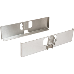 11 Inch Fineline Pantry Bracket Set, Brushed