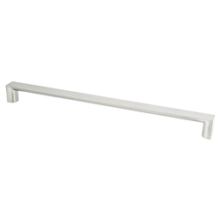 Berenson Elevate 12-5/8 Inch Center to Center Brushed Nickel Cabinet Pull, Contemporary Aluminum Appliance Pull