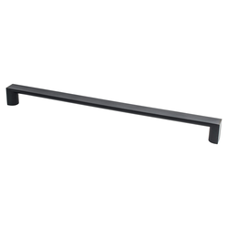 Berenson Elevate 12-5/8 Inch Center to Center Verona Bronze Cabinet Pull, Contemporary Aluminum Appliance Pull for Louvered or Shaker Cabinets