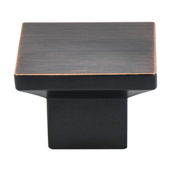 Berenson Elevate 1-9/16 Inch Diameter Verona Bronze Cabinet Knob, Contemporary Style, Aluminum Material, Perfect for Louvered or Shaker Cabinets