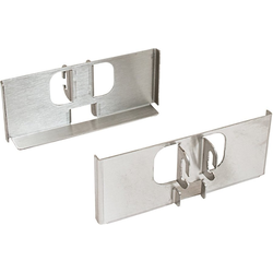 7 Inch Fineline Pantry Bracket Set, Brushed