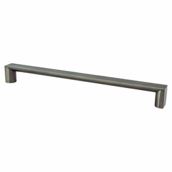 Berenson Elevate 10-1/16 Inch Center to Center Graphite Cabinet Pull, Modern, Handle, Aluminum Material, Contemporary Style