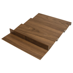 Stepped Spice Holder, Fineline, Walnut, 18"