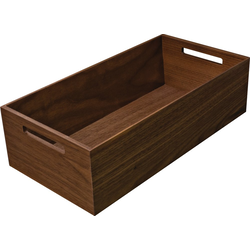 Kitchen Storage Box 1, Fineline Move, 211.5 x 423.5 x 120 mm, Walnut