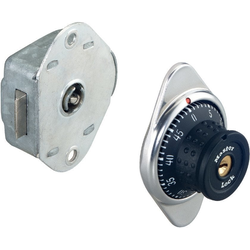 20% OFF Hafele Mastercombi Combination Locker Lock, Right Hand, with Black Rotary Knob, Galvanized with Chrome Finish