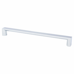 Berenson Elevate 10-1/16 Inch CC Cabinet Pull, Polished Chrome, Contemporary Style, Aluminum Material, Perfect for Modern, Handle Design
