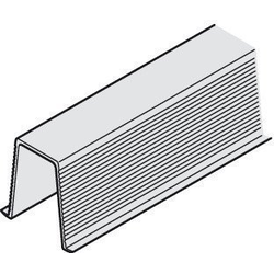13/16 x 1/2 Inch Glue-in Guide Rail, Black