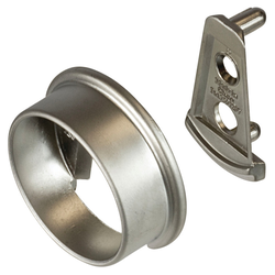 20% OFF Synergy Elite Wardrobe Tube End Cap Support, Matte Nickel