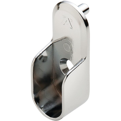 20% OFF Wardrobe Tube Support with Dowels for Oval Wardrobe Tubes, Chrome