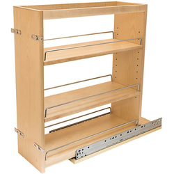 Final Sale, Final Sale, 7-7/8 Inch Width Base Cabinet Pullout with Grass Elite Undermount Slides, Maple