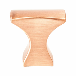 Berenson Aspire Transitional Style Center to Center Cabinet Knob in Brushed Copper Finish, Zinc Material