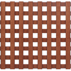 90 Degree Angle Lattice Grill with 9/16 Inch Staves, Oak