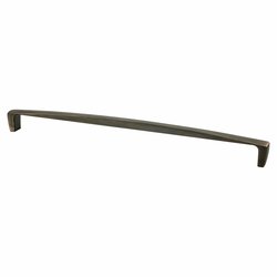 Berenson Aspire 18 Inch CC Cabinet Appliance Pull in Verona Bronze Finish, Zinc Material, Transitional Style for Shaker Cabinets &amp; Transitional Homes