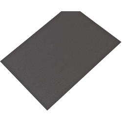 29-1/8 Inch Width Fiber Non-Slip Mat, Quartz Gray