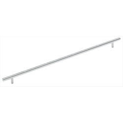 Bar Pulls 18-7/8 Inch Center to Center Sterling Nickel Cabinet Pull