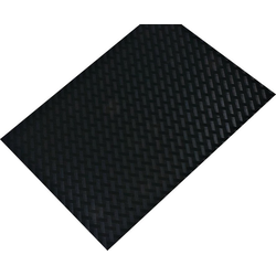 Final Sale, 23-5/8 Inch Width Weave Non-Slip Mat, Black