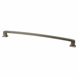 Berenson Hearthstone 18 Inch Center to Center Vintage Nickel Cabinet Appliance Pull, Traditional Style, Zinc Material