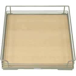 Final Sale, 21 Inch Width Storage Tray for Internal Drawer Pull-Out, Shelf: Maple, Surround: Champagne
