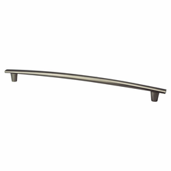 Berenson Meadow 12-5/8 Inch Center to Center Graphite Cabinet Pull, Aluminum Material, Transitional Style