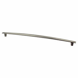 Berenson Meadow 17-5/8 Inch Center to Center Graphite Cabinet Appliance Pull, Aluminum, Transitional Style