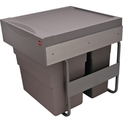 20% OFF 1 x 32 Quart, 1 x 20 Quart Easy Cargo 50 Double Waste Bin Pull-Out, White