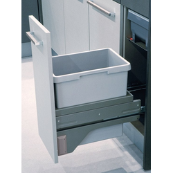 31.7 Quart Euro Cargo 30 S Waste Bin Pull-Out, Light Gray