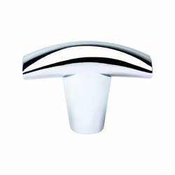 Berenson Meadow Center to Center Cabinet Knob, Polished Chrome, Transitional Style, Aluminum Material, 1 3/4in. Length