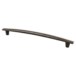 Berenson Meadow 10-1/16 Inch Center to Center Verona Bronze Cabinet Pull, Transitional Style, Aluminum Material