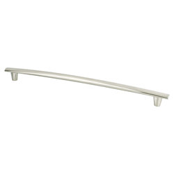 Berenson Meadow 12-5/8 Inch Center to Center Brushed Nickel Cabinet Pull, Transitional Style, Aluminum Material