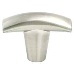 Berenson Meadow 1-3/4 Inch Diameter Brushed Nickel Cabinet Knob, Zinc Material, Transitional Style