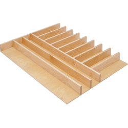  Hafele Utensil and Cutlery Insert Drawer Divider 15-1/4" Width x 19.5" Depth x 2-1/4" Height, Clear Coat Maple