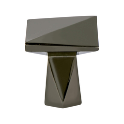 Berenson Swagger 1-3/16 Inch Diameter Black Nickel Cabinet Knob, Zinc Material, Contemporary Style for Modern Decor