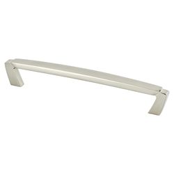 Berenson Vested Interest Traditional 6-5/16 Inch Center to Center Brushed Nickel Cabinet Pull, Zinc Material, Perfect for Cabinets