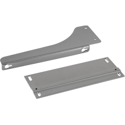 Optional Door Mount Bracket Kit for KV Pull-Out Units, Frosted Nickel