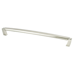 Berenson Vested Interest 12 Inch Center to Center Traditional Zinc Appliance Pull in Brushed Nickel Finish