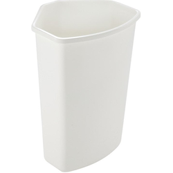 32 Quart Replacement Waste Bin for Corner Triple Recycling Bin, White