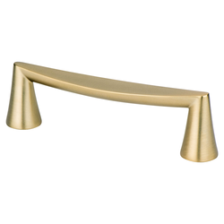 Berenson Domestic Bliss 3-3/4 Inch Center to Center Modern Bronze Cabinet Pull, Zinc Material, Transitional Style