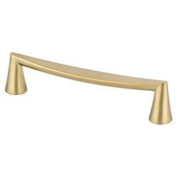 Berenson Domestic Bliss 5-1/16 Inch Center to Center Modern Bronze Cabinet Pull, Zinc Material, Transitional Style
