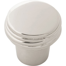 1-5/16 Inch Diameter Fermata Knob, Polished Nickel