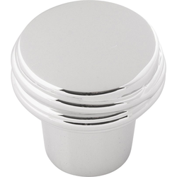 1-5/16 Inch Diameter Fermata Knob, Chrome