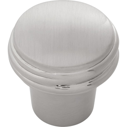 1-5/16 Inch Diameter Fermata Knob, Satin Nickel
