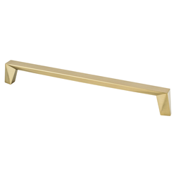 Berenson Swagger Collection, 8-13/16 Inch Center to Center Modern Bronze Cabinet Pull, Zinc Material, Contemporary Style