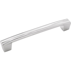 7-1/4 Inch Wide and 6-5/16 Inch Center to Center Fermata Pull, Chrome